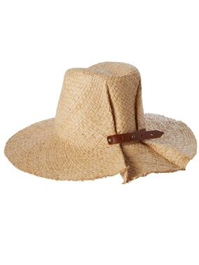 LOLA HAT - Commando Raffia Wide Brim Sun Hat
